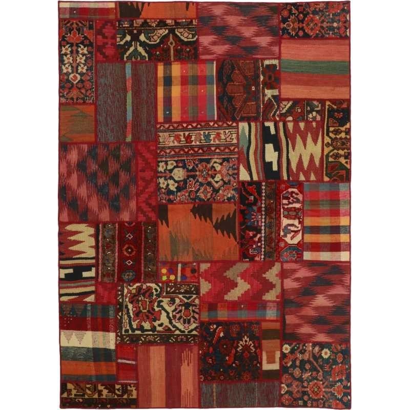 tappeto persia vintage patchwork cm 141x202