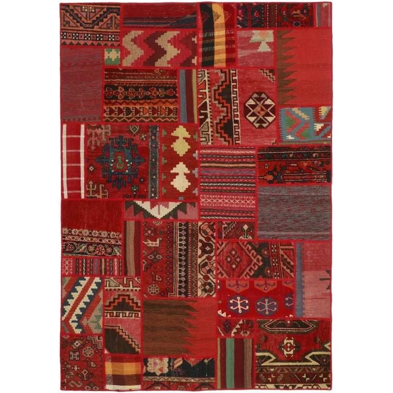 tappeto persia vintage patchwork cm 142x202