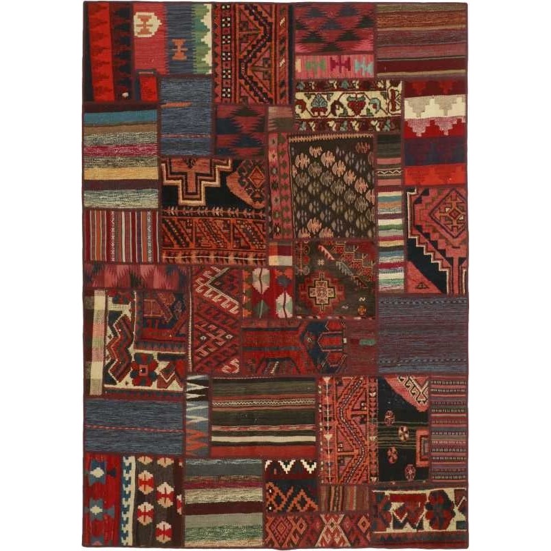 tappeto persia vintage patchwork cm 141x202