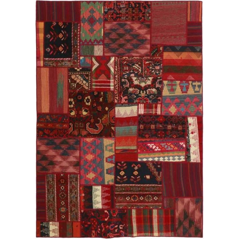 tappeto persia vintage patchwork cm 142x202