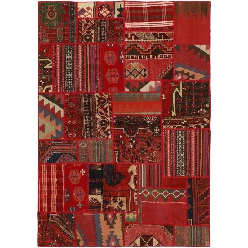 tappeto persia vintage patchwork cm 142x202