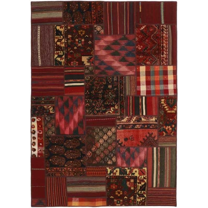 tappeto persia vintage patchwork cm 142x202