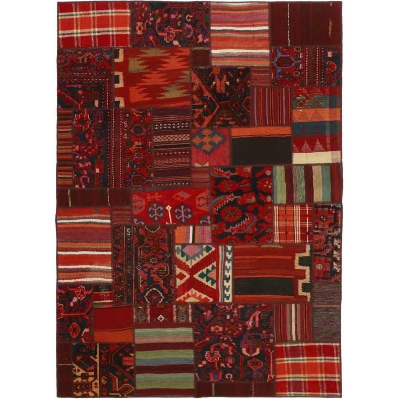 tappeto persia vintage patchwork cm 141x202