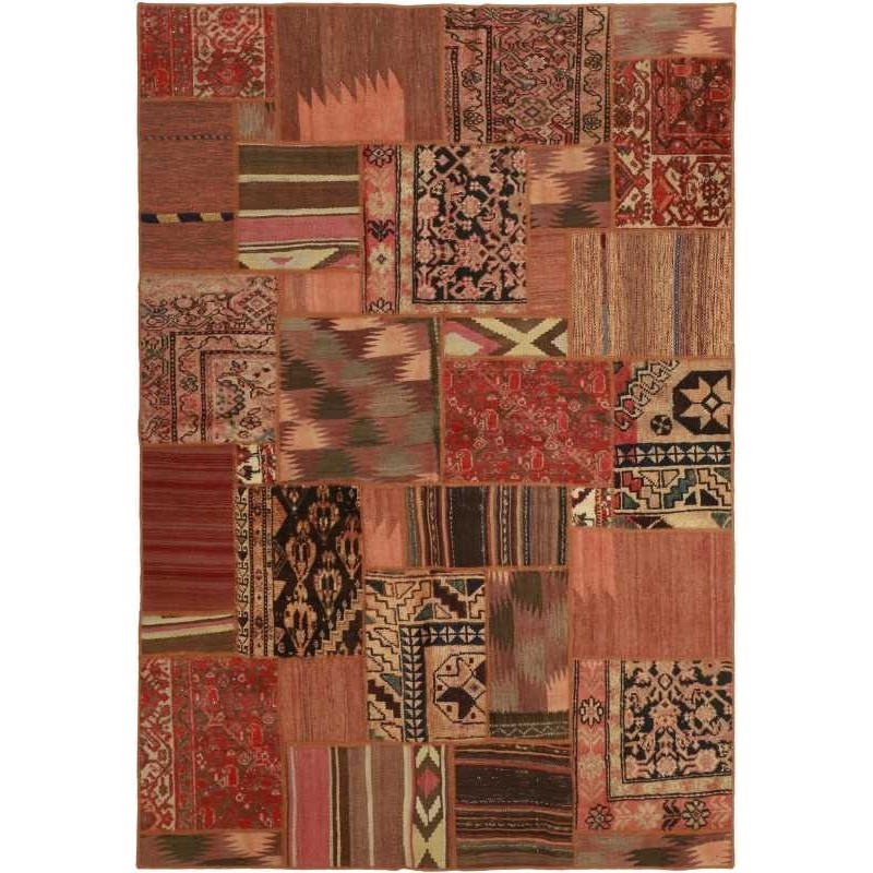 tappeto persia vintage patchwork cm 141x202