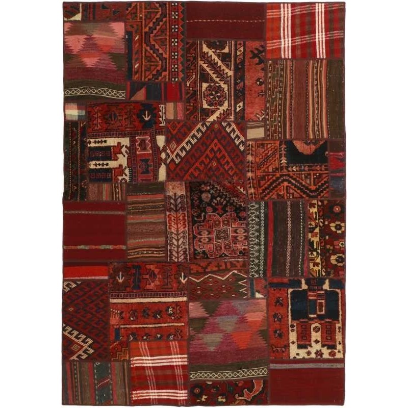 tappeto persia vintage patchwork cm 141x202