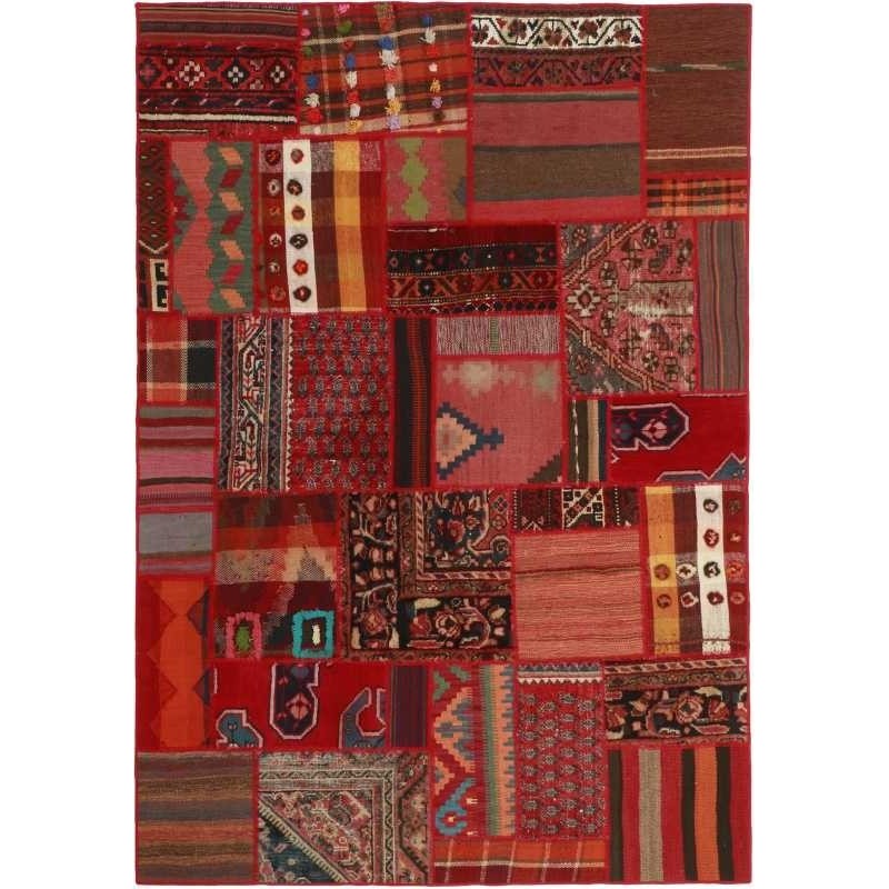 tappeto persia vintage patchwork cm 141x201