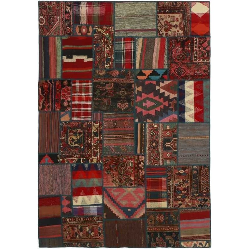 tappeto persia vintage patchwork cm 161x231