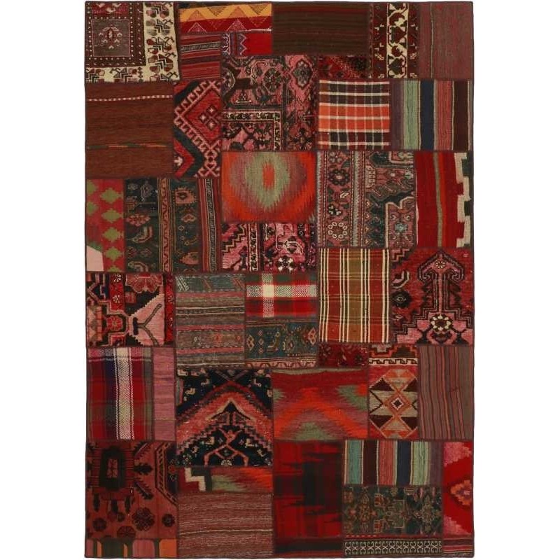 tappeto persia vintage patchwork cm 161x231