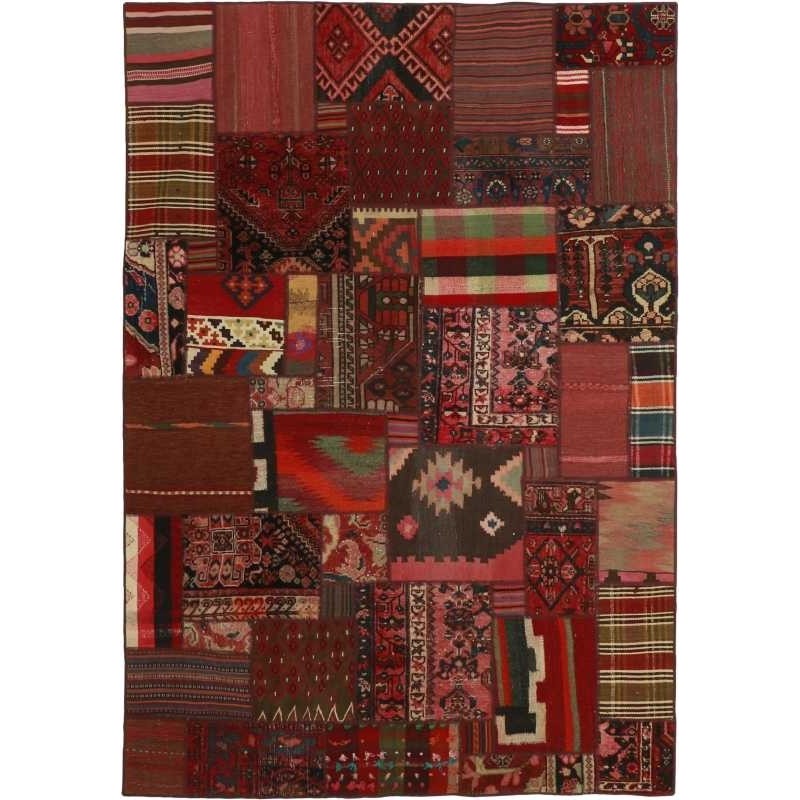 tappeto persia vintage patchwork cm 161x231