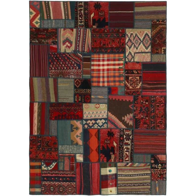 tappeto persia vintage patchwork cm 161x231