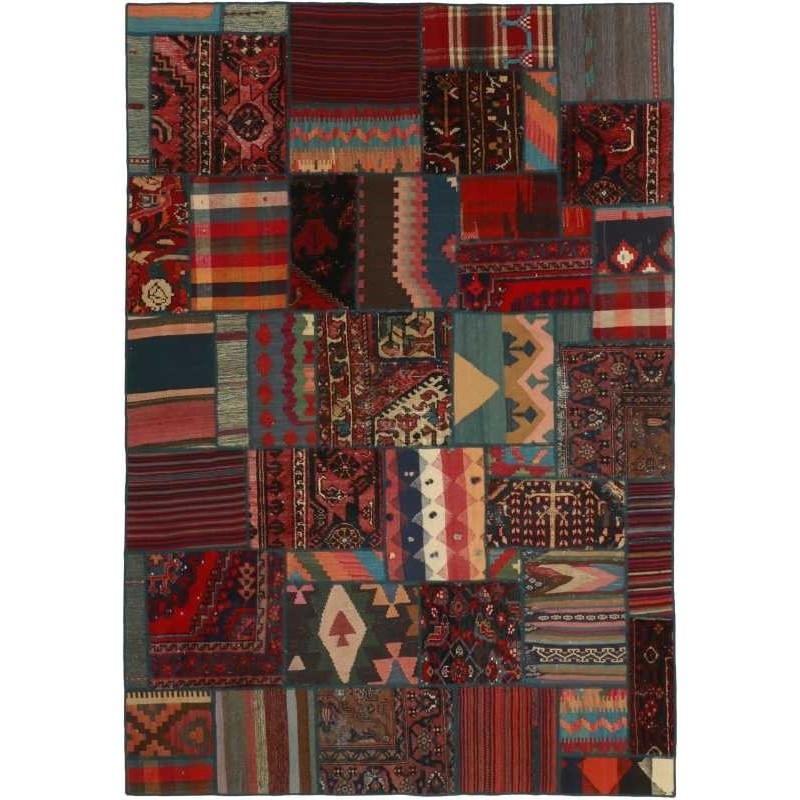 tappeto persia vintage patchwork cm 161x231