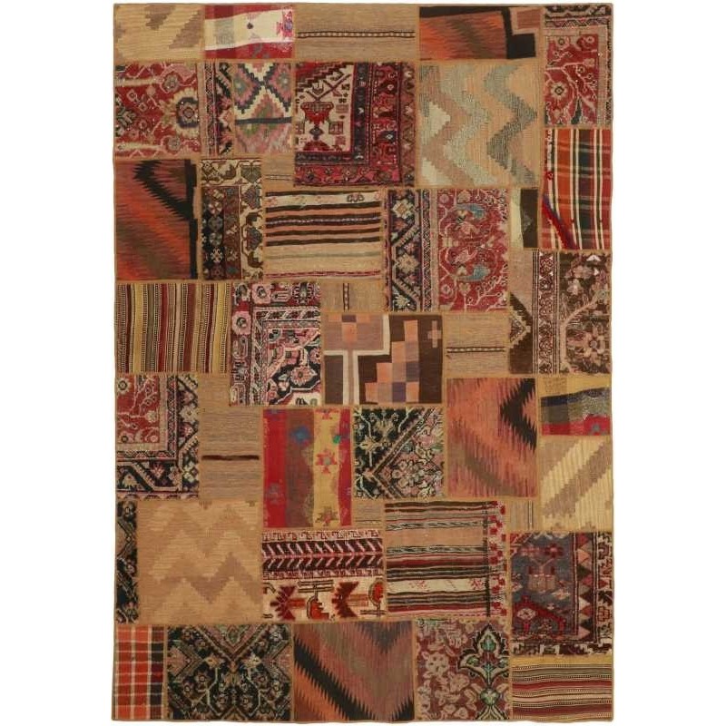 tappeto persia vintage patchwork cm 161x231
