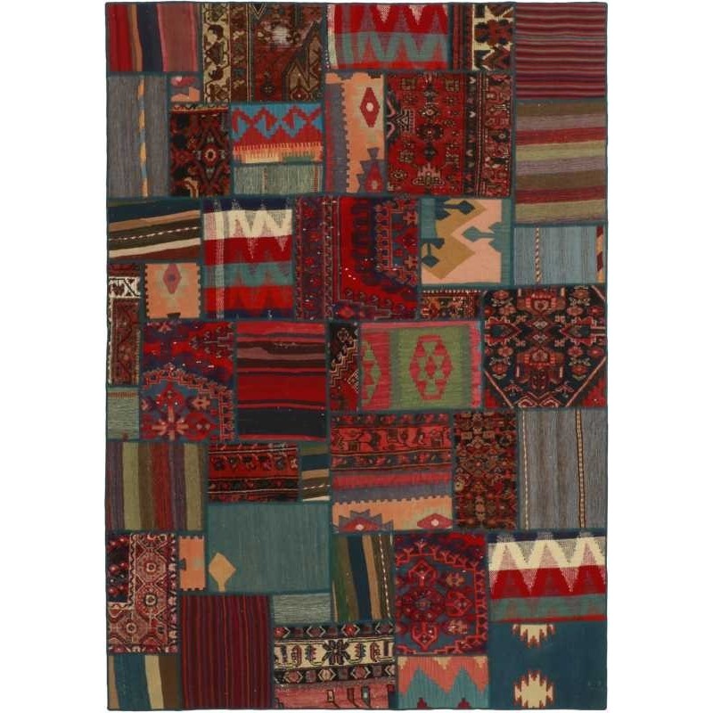 tappeto persia vintage patchwork cm 161x231