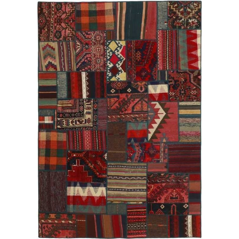 tappeto persia vintage patchwork cm 161x231