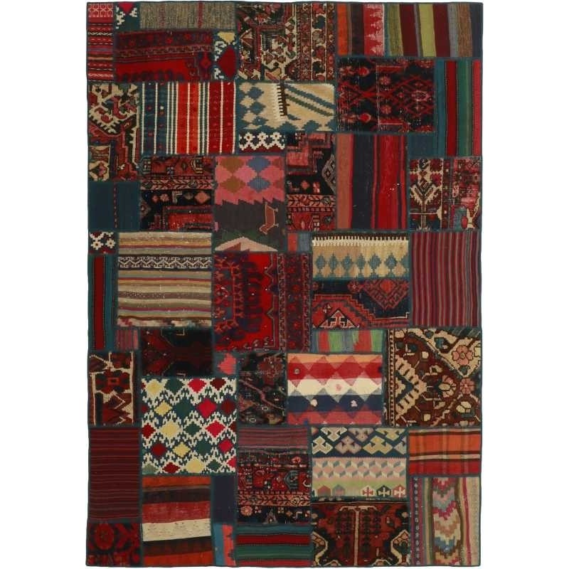 tappeto persia vintage patchwork cm 161x231