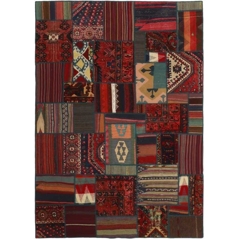 tappeto persia vintage patchwork cm 161x231