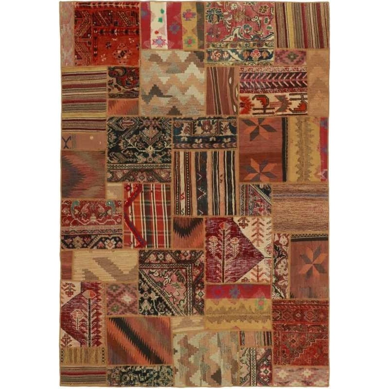 tappeto persia vintage patchwork cm 161x231