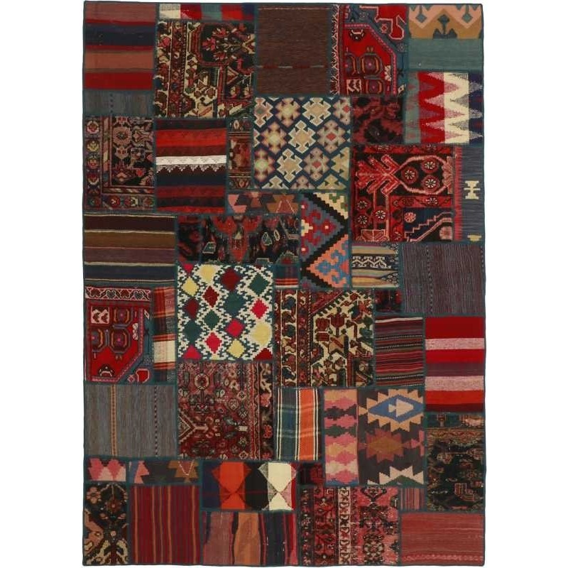 tappeto persia vintage patchwork cm 161x231