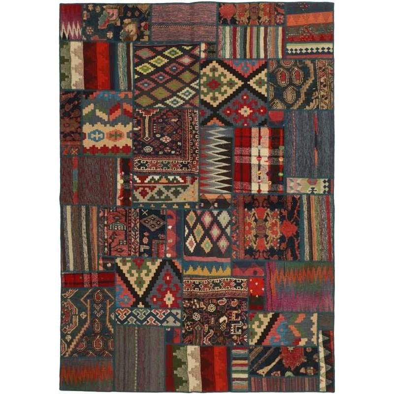 tappeto persia vintage patchwork cm 162x231