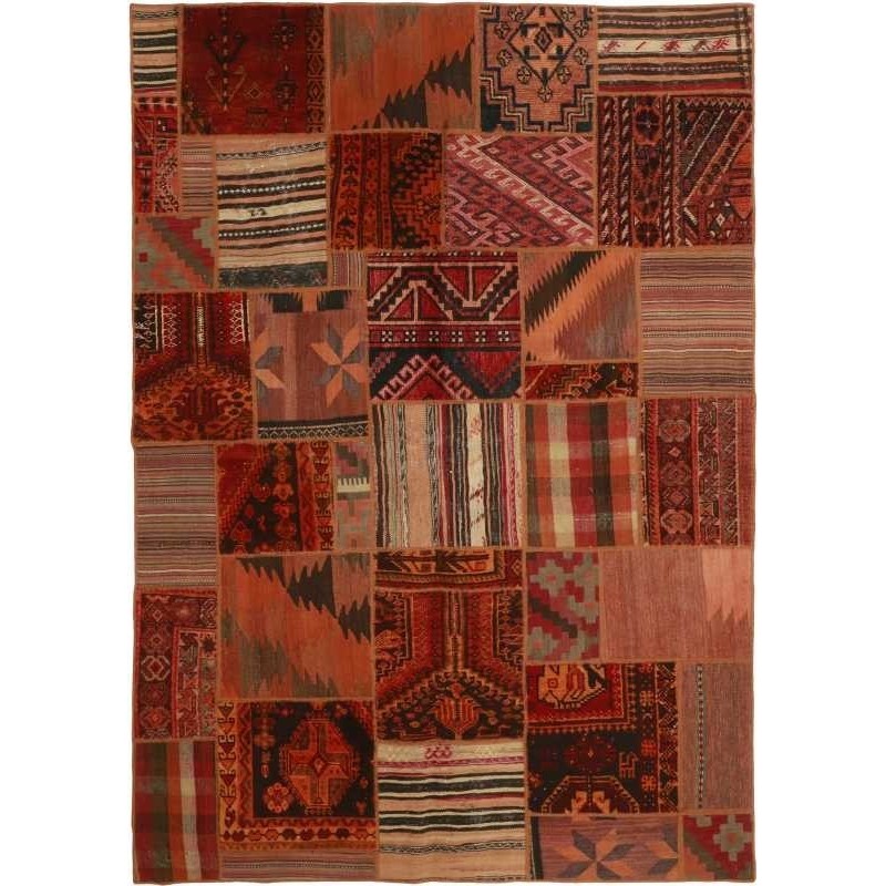 tappeto persia vintage patchwork cm 161x231