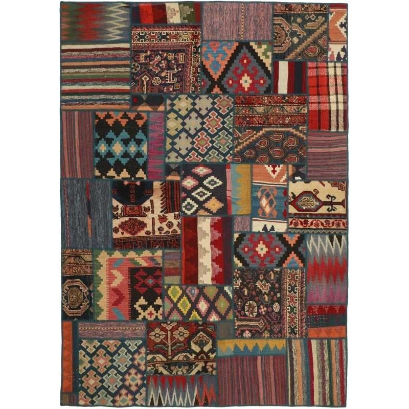 tappeto persia vintage patchwork cm 161x231
