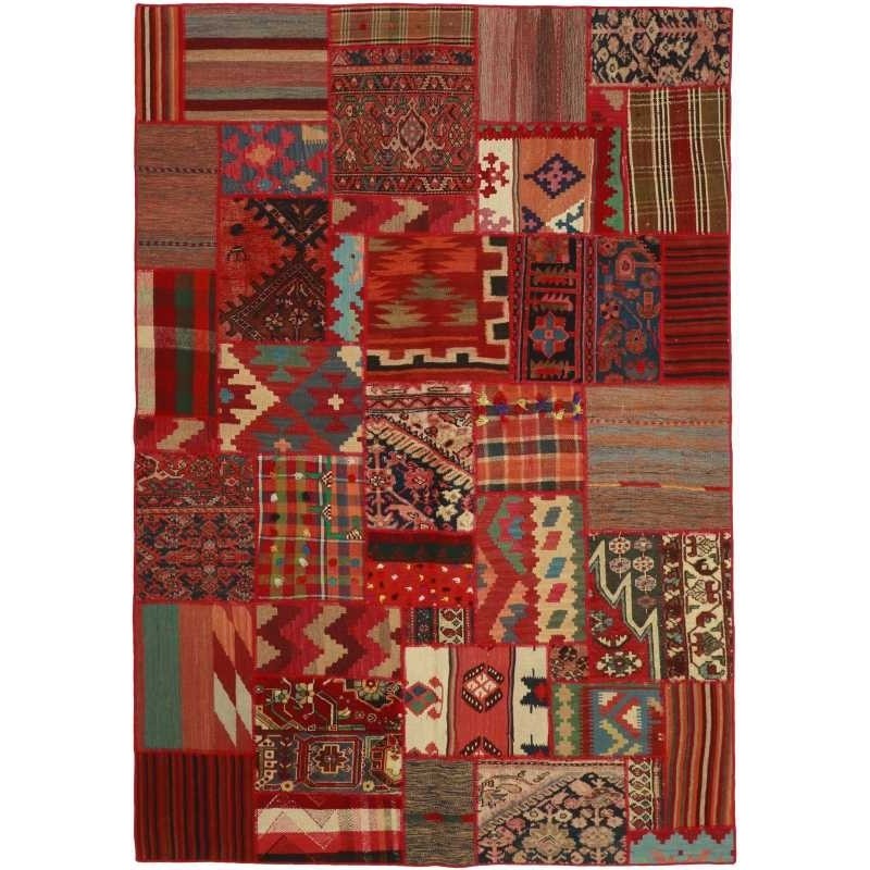 tappeto persia vintage patchwork cm 161x231