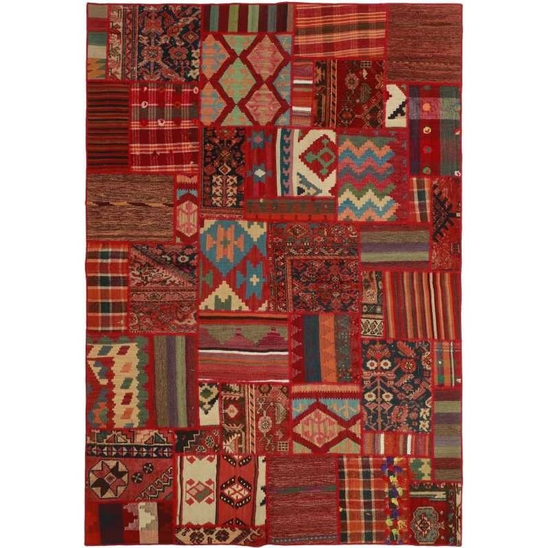 tappeto persia vintage patchwork cm 161x232