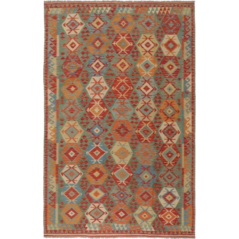 tappeto afghanistan afghan kelim cm 202x308