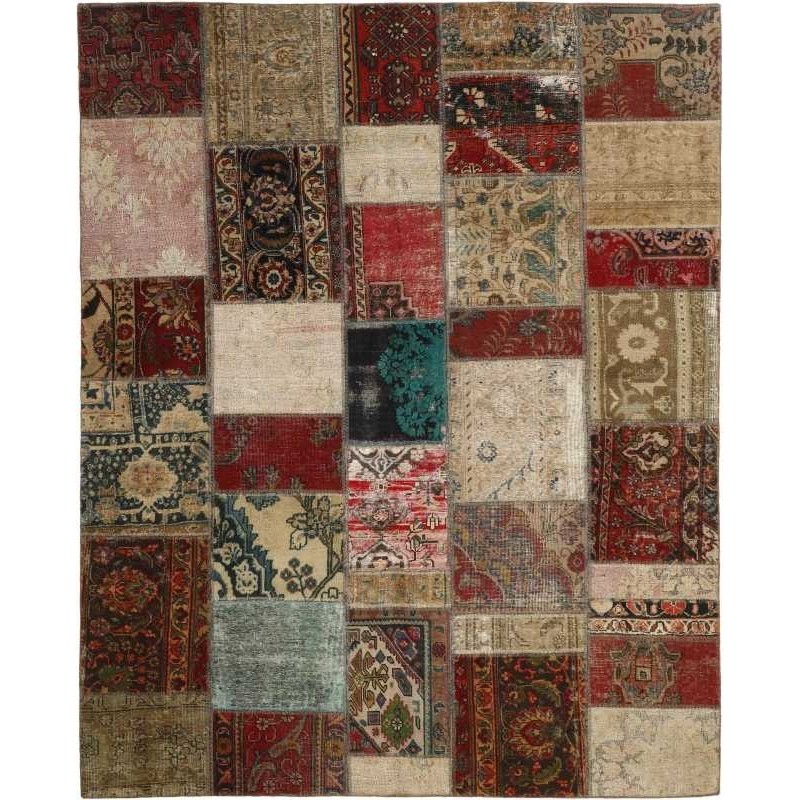 tappeto persia vintage patchwork cm 200x251