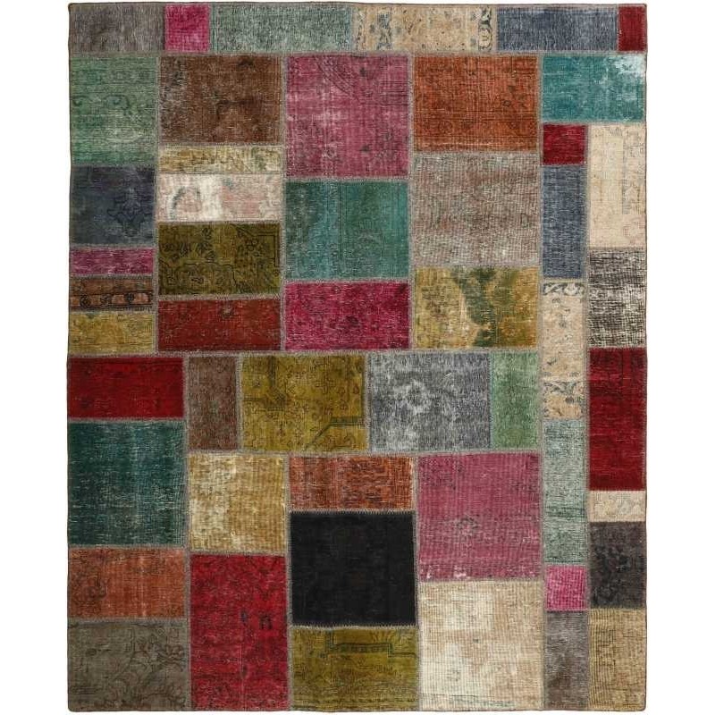 tappeto persia vintage patchwork cm 199x246
