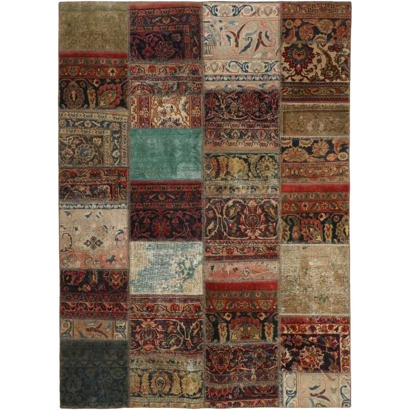 tappeto persia vintage patchwork cm 165x230