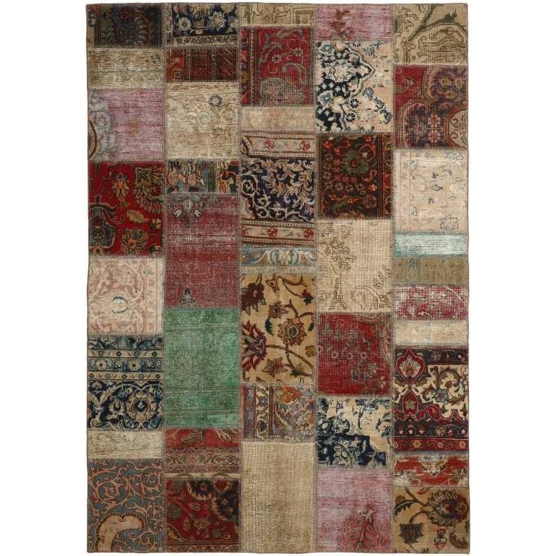 tappeto persia vintage patchwork cm 164x233