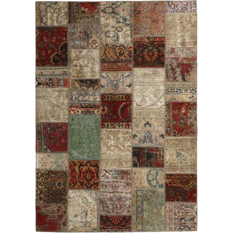tappeto persia vintage patchwork cm 165x233