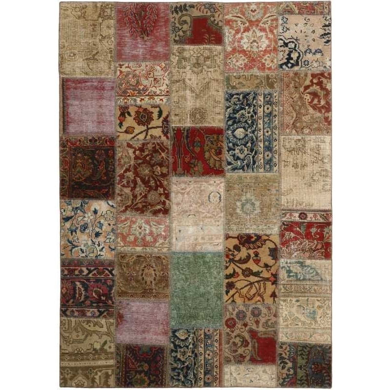 tappeto persia vintage patchwork cm 165x232