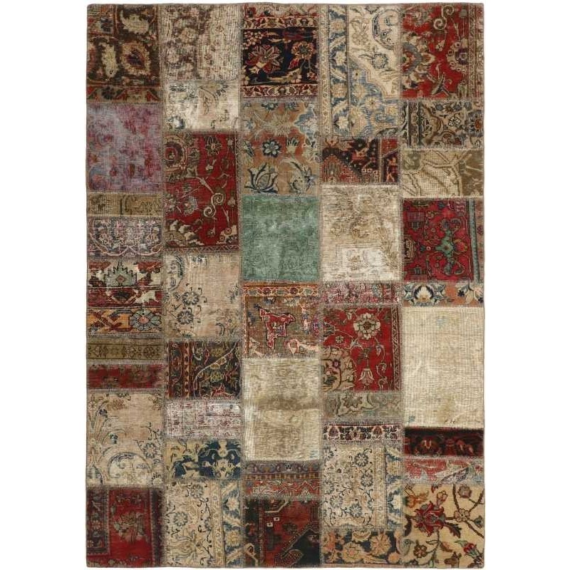 tappeto persia vintage patchwork cm 165x233