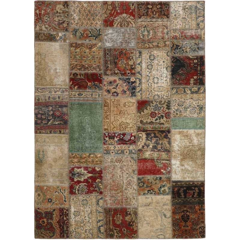 tappeto persia vintage patchwork cm 165x234