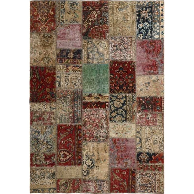 tappeto persia vintage patchwork cm 165x234