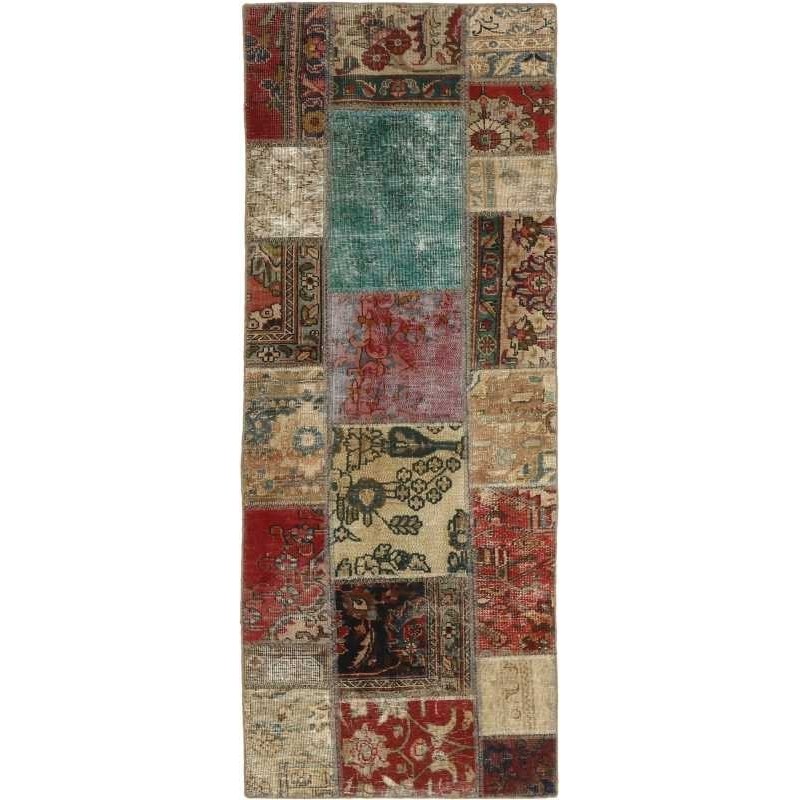 tappeto persia vintage patchwork cm 72x200