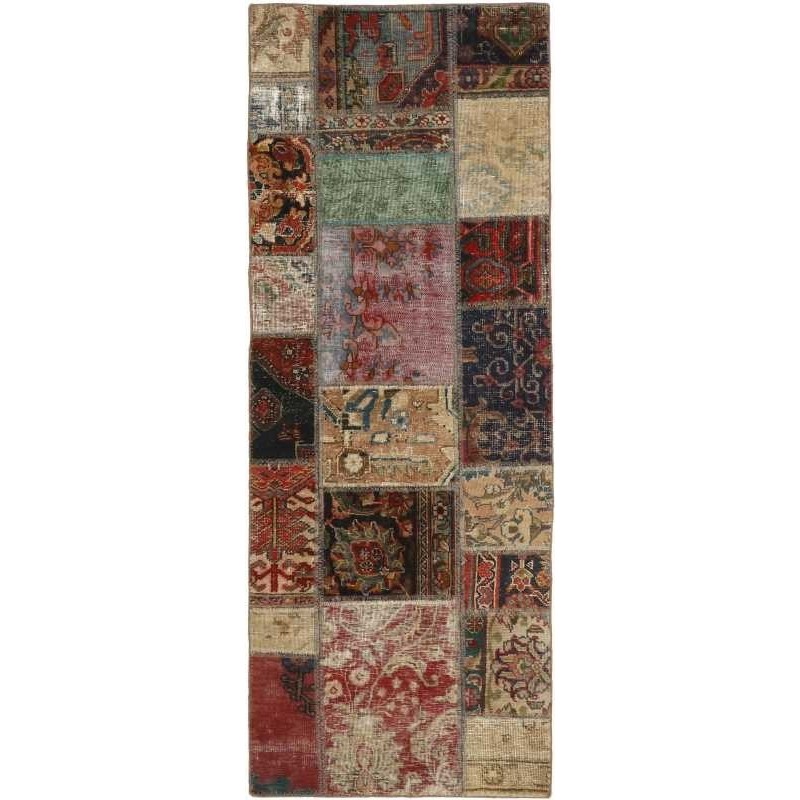 tappeto persia vintage patchwork cm 72x194
