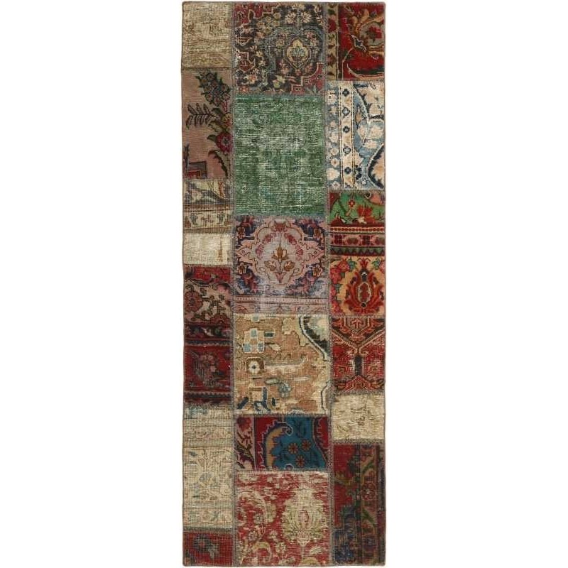 tappeto persia vintage patchwork cm 72x200