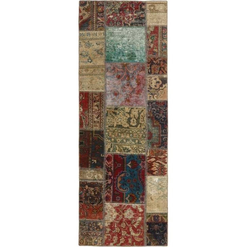 tappeto persia vintage patchwork cm 72x200