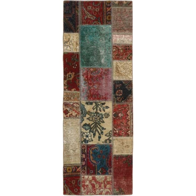 tappeto persia vintage patchwork cm 72x200