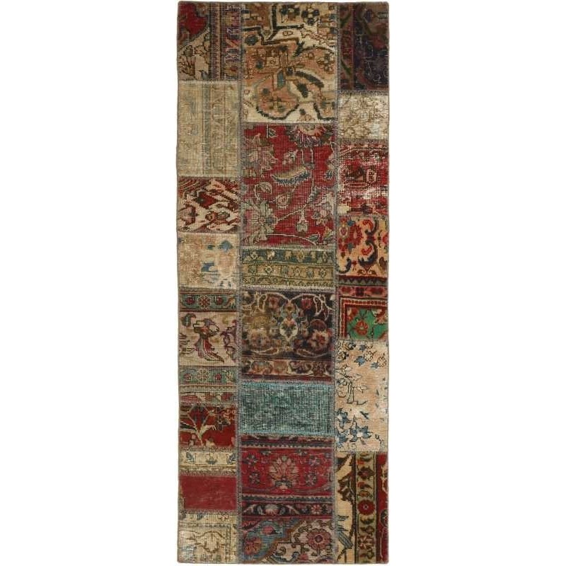 tappeto persia vintage patchwork cm 72x200