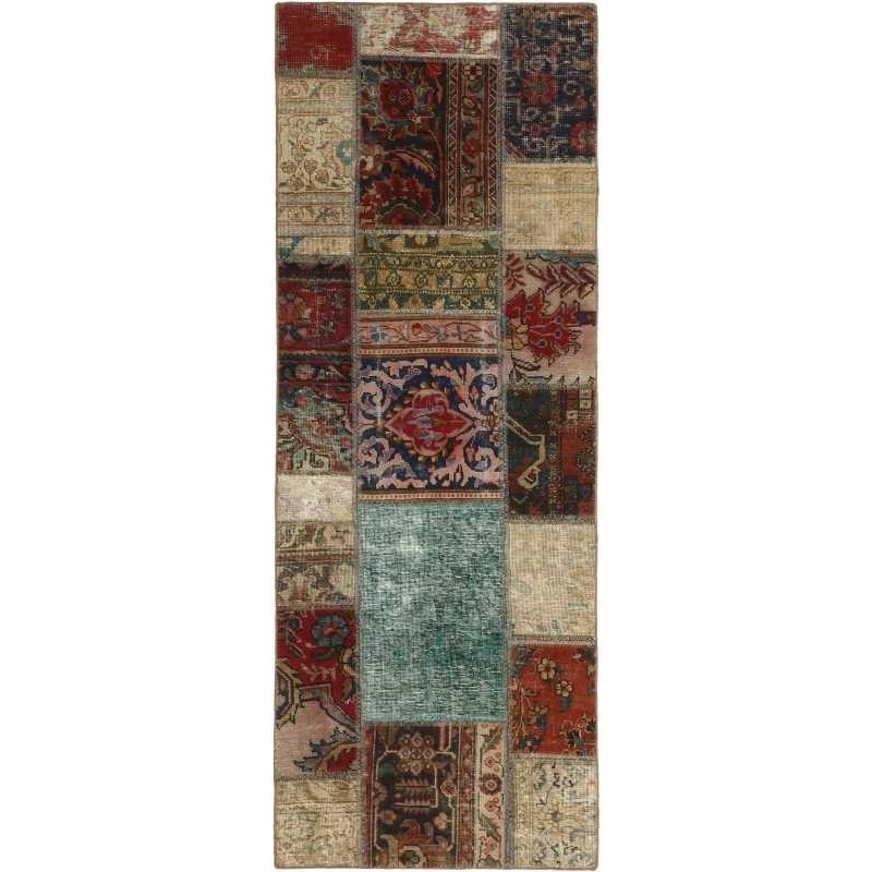 tappeto persia vintage patchwork cm 71x200