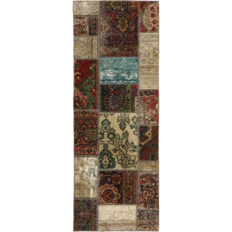 tappeto persia vintage patchwork cm 71x200