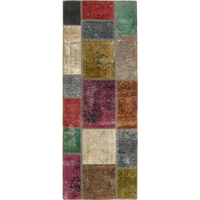 tappeto persia vintage patchwork cm 72x200