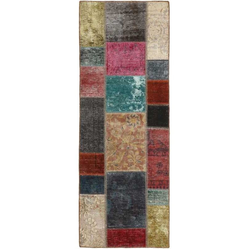 tappeto persia vintage patchwork cm 70x200