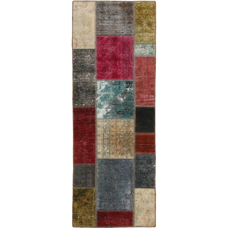 tappeto persia vintage patchwork cm 70x200