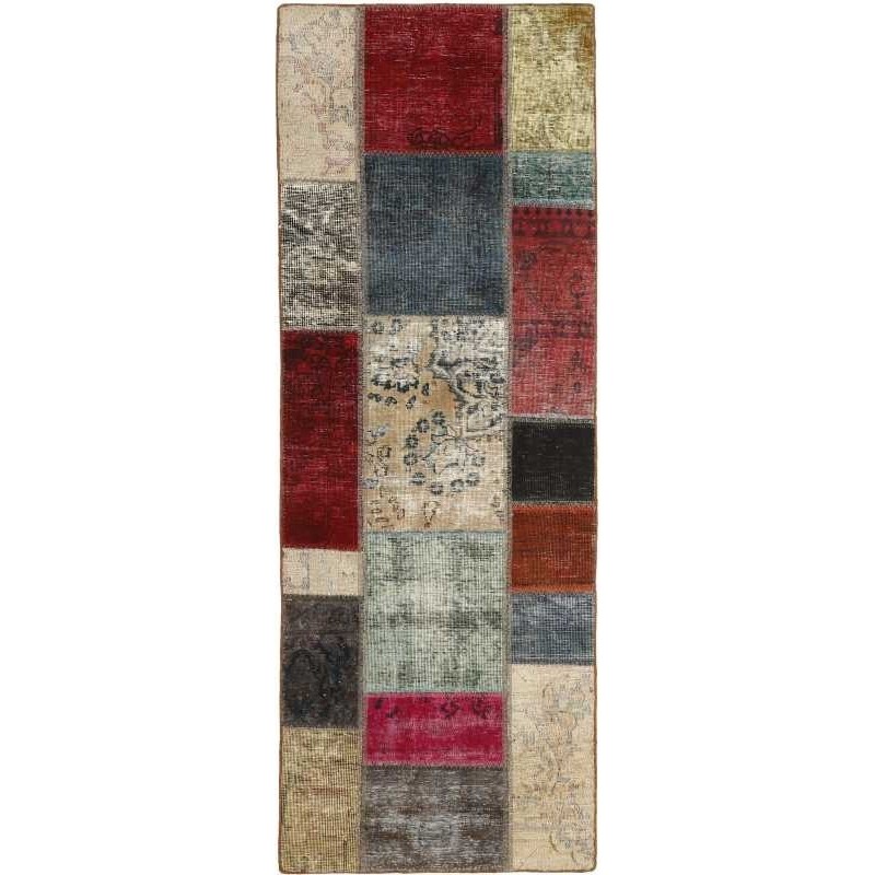 tappeto persia vintage patchwork cm 70x200