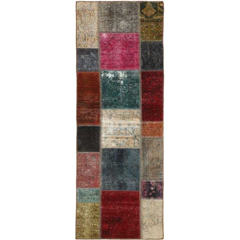 tappeto persia vintage patchwork cm 72x198